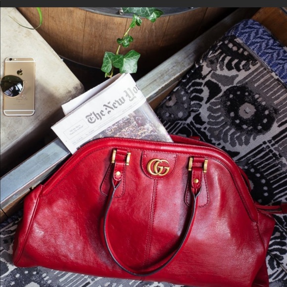 Gucci Re Belle Logo Medium Top Handle Crossbody - Picture 4 of 15